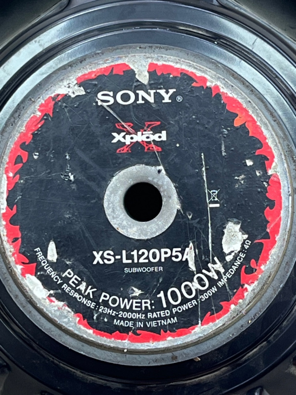 Авто сабвуфер Sony XPLODE XS-L120P5A